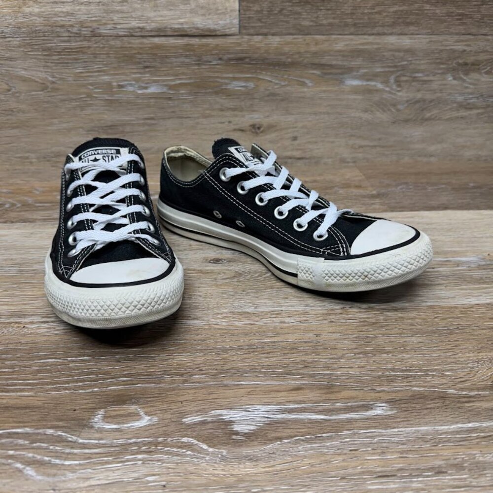 Converse Chuck Taylor All Star Ox Black Canvas Sneaker Women's Size 7 - Picture 6 of 7